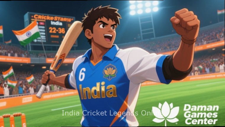 India Cricket Legends Online bowling gameplay showing different delivery types