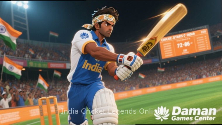 India Cricket Legends Online regional language selection screen showing various Indian language options